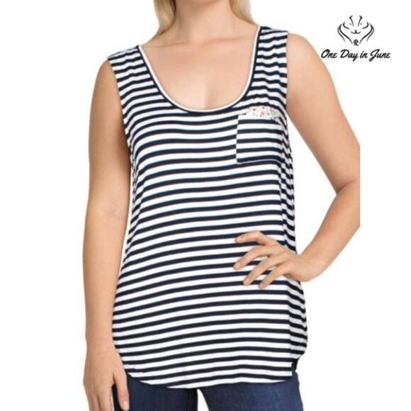 Nanette Lepore Front Pocket Tank Top Size S - Picture 1 of 3